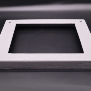 Prensa-Filtro, alumínio, retangular para filtro de 204x254 mm utilizado em amostrador de grande volume.