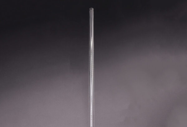 Tubo de vidro borosilicato, 1230 mm, 10x7 mm, parede 1,5mm.