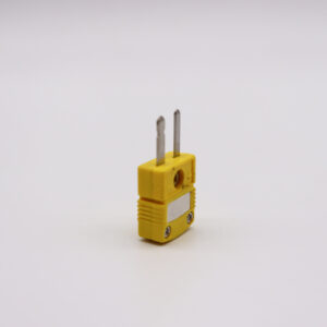 Conector termopar, Tipo K, macho, pequeno.