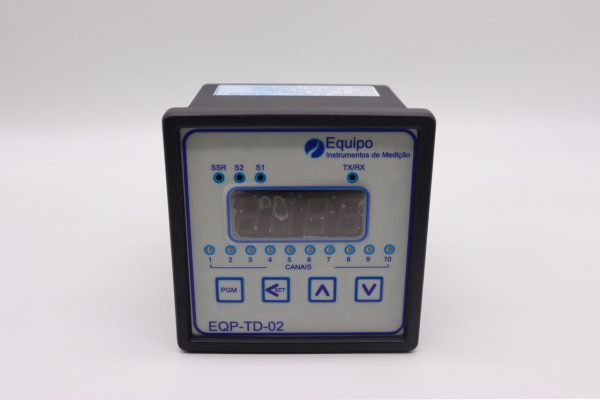 Indicador de Temperatura - Modelo EQP-TD-02 - 08 canais de temperatura tipo K, 110/220 V 60 Hz