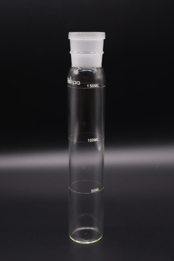 Frasco para borbulhador, vidro borosilicato, 125 mL.