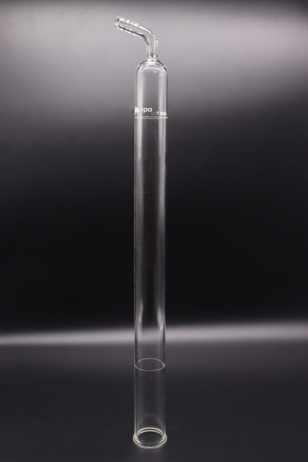 Frasco para bolhômetro, vidro borosilicato, 150mL, 500ml.
